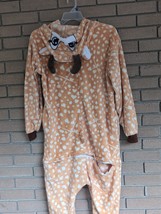 Funny Deer One Piece Pajama&#39;s PJ&#39;s Size: Small - £13.53 GBP