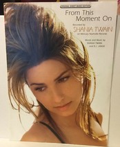 Shania Twain Photo Sheet Music &quot;From This Moment On&quot; 1997 Country Pop Hit - £3.98 GBP