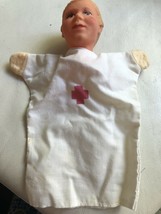 Vintage 1956 Hazelle Red Cross Nurse Hand Puppet Rare - £78.30 GBP