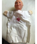 Vintage 1956 Hazelle Red Cross Nurse Hand Puppet Rare - £78.65 GBP