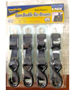 NEW CargoBuckle F12637 Multi-Purpose Cam Buckle Tie-Downs 4 Pack - €17,05 EUR