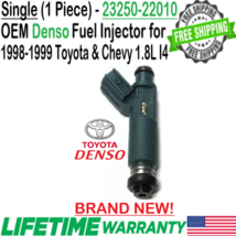 BRAND NEW Genuine Denso x1 Fuel Injector for 1998, 1999 Chevrolet Prizm 1.8L I4 - £59.02 GBP