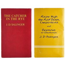Catcher in the Rye Plus Raise High the Roofbeam JD Salinger 2 Paperback Book LOT image 2