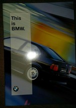 1996 This is BMW Brochure Overview of Models and Company - $19.79