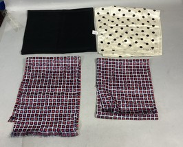 Set Of 4 Women’s Silk Scarves (including Echo Polka Dot Scarf) - $20.28 CAD