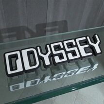 Odyssey Emblem Badge Logo 3D Raised Letters Black White Rear Trunk Namep... - $14.69