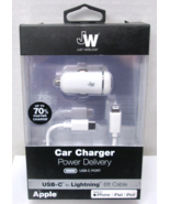 Just Wireless (18W) USB-C to 8-Pin Power Delivery Car Charger - White - $134.77 MXN
