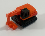  1987 Vintage Micro Machine Orange and Black Excavator. Construction. Ga... - $7.42