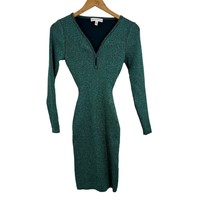 Dress the Population Green Sparkly Bodycon Dress Size XXS New - £60.13 GBP