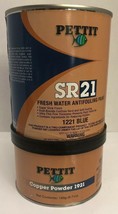 Pettit 1221/SC-21 Blue Marine antifouling fresh water bottomspeed coating paint - £147.92 GBP