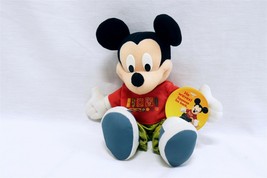 VINTAGE w/ TAGS Disney Mickey Mouse Waving Plush Doll - $29.69