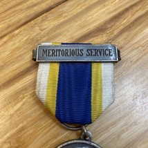 Vintage Meritorious Service Medal Thomas Jefferson Military Militaria KG JD - £11.68 GBP