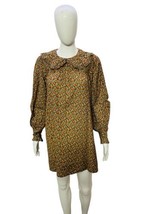 Doen NWOT Women&#39;s Carine Ruffle Floral Printed Cotton Short Mini Dress Size M - £142.01 GBP