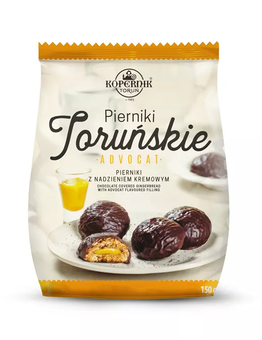 Kopernik Gingerbread with EGGNOG filling DARK chocolate from TORUN-FREE SHIP