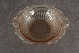 Vintage Anchor Hocking Glass PINK Depression MAYFAIR Pattern 10&quot; Vegetable Bowl - £15.08 GBP