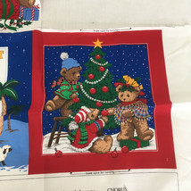 Cut and sew fabric panels Teddy bear Christmas song book fabric craft supplies - £15.60 GBP