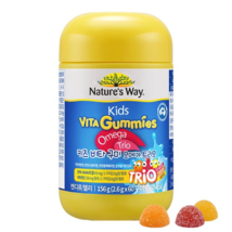 Nature&#39;s Way Kids Vita Gummies Omega Trio 156g (2.6g x 60 gummies) - £32.13 GBP