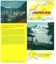 Juneau Alaska Chamber of Commerce Brochure 1950&#39;s - £11.60 GBP