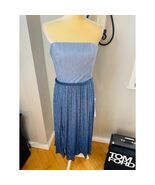Dress the Population Haldis Metallic Ombre Strapless Cocktail Dress, Med... - $149.00