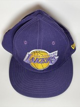 New Era 59Fifty NBA Los Angeles Lakers Hat Basic Purple Fitted Cap - £11.67 GBP