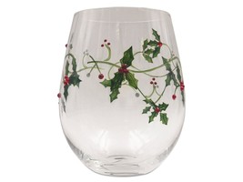 Christmas Holly Stemless Glasses - $560.33 MXN