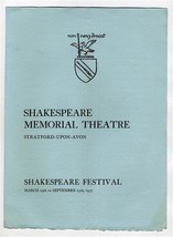 1937 Shakespeare Festival Program Merry Wives of Windsor Stratford Upon ... - £38.66 GBP