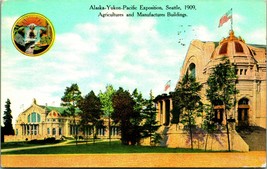 Manufacture Building Alaska Yukon Exposition Seattle WA DB Postcard A10 - $6.29