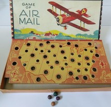 Early Milton Bradley Board Skill Game. The Game of AIRMAIL. #4021 - £99.91 GBP