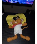 Vintage 1997 Ace Novelty Looney Tunes Speedy Gonzales plush toy - $15.95