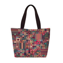 Personalized Paisley Floral Print Tote Bags for Women Handbag 2021 Mandala Geome - £13.87 GBP