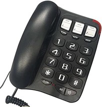 Elderly Home Landline Phones: Large Button Phone With Loud Ringer, One-T... - £35.14 GBP