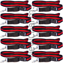 10 of Lanyards with Thin RED Line w/ Hook and Removable Clasp - Fire Fig... - £18.04 GBP
