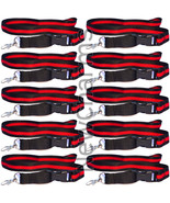 10 of Lanyards with Thin RED Line w/ Hook and Removable Clasp - Fire Fig... - £18.04 GBP
