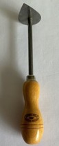 Vintage Crown Tools Wood Handle Scraper Sheffield England 9” - $11.87