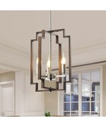 Maxax Modern Geometric Pendant Chandelier – 3-Light Metal Fixture (NEW i... - $1,637.05 MXN