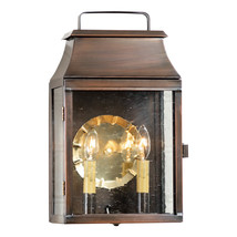 Irvins Country Tinware Valley Forge Outdoor Wall Light in Solid Antique Copper - $356.35