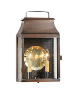 Irvins Country Tinware Valley Forge Outdoor Wall Light in Solid Antique ... - £279.94 GBP
