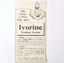 Ivorine Washing Powder Soap 1897 Advertisement Victorian Cleaning ADBN1A9 - £11.19 GBP