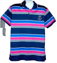 Paul &amp; Shark Yachting AUTHENTIC Pink Blue Men&#39;s Cotton Italy Polo T-Shirt Sz XL - £150.55 GBP