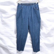 Vintage Chic by H.I.S. Jeans Women’s 14 Petite Blue Stretchy Waist Pull on - $15.88