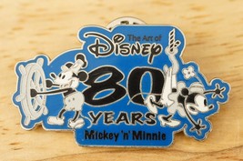 Disney Jewelry Mickey Minnie The Art of 80 Years 2008 1st Release Trading Pin - £15.12 GBP