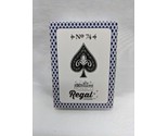 No 74 Monaco Regal Standard Poker Size Regular Index Playing Cards - £5.45 GBP