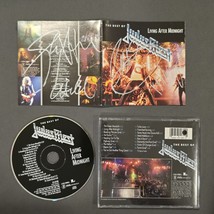 Judas Priest Signed cd Living after the midnight, 4 members,  Original, ... - $2,236.79 MXN
