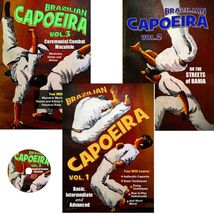 3 DVD Set Brazilian CAPOEIRA Martial Arts sweeps Maculele sticks knives razors - £51.95 GBP