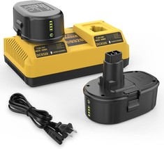 Dewalt 18V Xrp Ni-Cad Battery Dc9096 Dc9098 Dc9099 De9039 De9095 + 2 Por... - $142.94