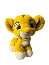 Lion King Simba Walt Disney Plush Stuffed Animal vtg Parks Disneyland Souvenir - £23.66 GBP