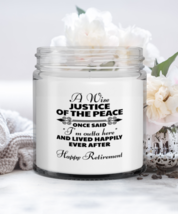 Justice of the Peace Retirement Candle - Wise Once Said I&#39;m Outta Here And  - £15.68 GBP