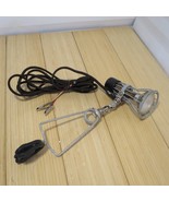 Vintage Bell System 48 Volt Clip Clamp Cloth Cord Work Lamp (with workin... - $913.05 MXN