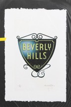 Beverly Hills Sign Print By Fairchild Paris LE 8/25 - £116.50 GBP