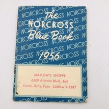 Vintage 1956 The Norcross Blue Book Calendar  3.5&quot; x 4.5&quot; - $6.79